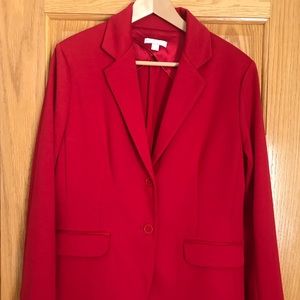 Red blazer